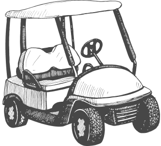 golf cart sketch image
